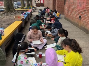2.5 Art integration outdoor lesson